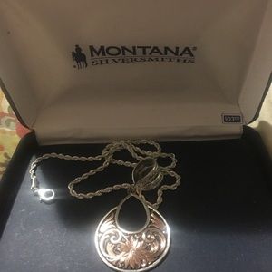 Montana Silversmiths silver Western Necklace